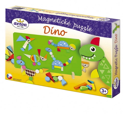 Detoa Magnetic Puzzle Dinosaurs - Jigsaw Puzzle - Main image
