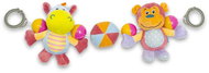 Baby Mix Stroller Rattle - Hippo and Monkey - Baby Rattle