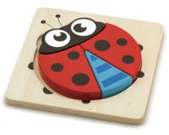 Babu The Inquisitive Ladybird 4 pieces - Wooden Puzzle