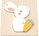 Rabbit with carrot 4 pieces