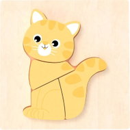 Babu Happy Cat 4 pieces - Wooden Puzzle