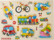 Wiky Coloured transport 7 pieces - Puzzle