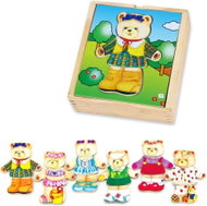Babu Dressing Up Bear Girl Wardrobe - Puzzle
