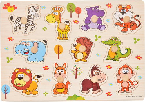 Wiky Happy Animals 11 pieces - Puzzle - Main image