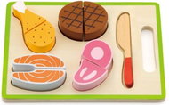 Babu Food on a cutting board with knife 9 pieces - Puzzle