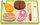 Toy food with knife and chopping board 9 pieces