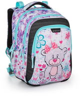 BAGMASTER LUMI 21 C školní batoh - medvídek - Školní batoh