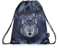 BAGMASTER PRIM 22 C school slipper / gym bag - wolf - Drawstring Bag