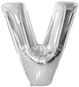 SMART BALLOONS Balón foliový písmeno "v" 102 cm - Balonky