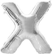 SMART BALLOONS Balón foliový písmeno "x" 102 cm - Balonky