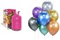 Kingofbal Helium a sada latex. Balónků, chrom. mix barev, 7 ks, 30 cm - Balónky s héliem