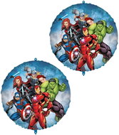 GODAN Avengers foil balloon, round, 46 cm, 2 pcs - Balloons