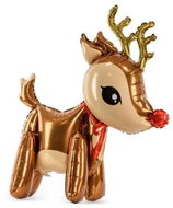 PARTYDECO Balloon foil reindeer - Christmas - 55 cm (not helium filled) - Balloons