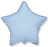 FLEXMETAL Balón foliový hvězda světle modrá 45 cm - Balonky