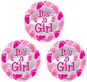 SMART BALLOONS Foliový balónek - it´s a girl / je to holka, baby shower, 45 cm, 3 ks - Balonky