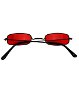 Hranaté okuliare s červenými sklami - Doplnok ku kostýmu