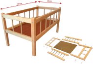 Wooden crib 50 × 28 cm - Doll Bed