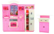 Gloria kitchen set with light - Doll Furniture