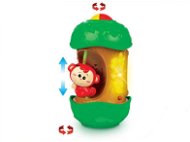 Cylinders with cheerful monkey 20 cm with light and sound - Interactive Toy