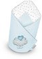 Belisima with reinforcement Love turquoise - Swaddle Blanket
