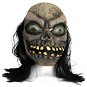 Maska lebka zubatá s vlasmi - Karnevalová maska