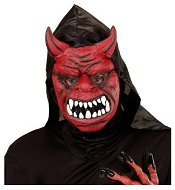 Devil mask with hood - Carnival Mask