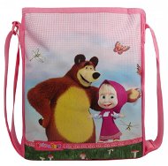 Dívčí taška Máša a medvěd malinová - Shoulder Bag