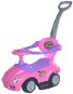 Detské odrážadlo s vodiacou tyčou 3 v 1 Mega Car ružové - Odrážadlo