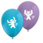 SMART BALLOONS Balónky latexové Stitch a angel, 28 cm, 8 ks - Balonky