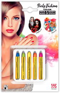 WIDMANN Face crayons 5 pcs - Face Paint