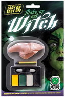 CARNIVAL TOYS Make-up set witch with nose 4 pcs - Face Paint