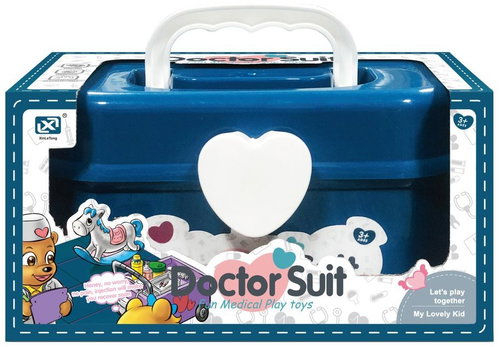 Bavytoy Doctor set in case 15 pcs - Kids Doctor Briefcase - Main image