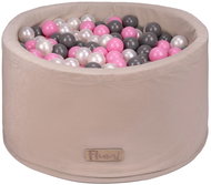 Flumi Pool with balls 200 pcs beige, pink balls - Ball Pit