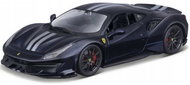 Bburago Ferrari 488 Pista 1:24 tmavě modrá - Kovový model