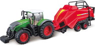 Bburago Fendt 1050 Vario with baler 1:50 - Metal Model