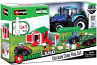 Bburago chicken farm with tractor 1:43 - Metal Model