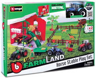 Bburago horse stable with tractor 1:43 - Metal Model