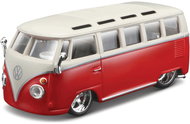 Bburago Volkswagen Van Samba 1:32 red and white - Metal Model