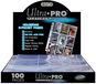 Stránka do alba UltraPro - 9 - Pocket Platinum Pages (100 ks) - Obal na karty