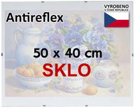 BFHM Euroclip puzzle frame, 50 × 40 cm, antireflective glass - Puzzle Accessory