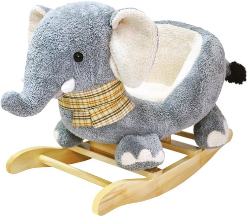 Bino rocking plush elephant - Soft Toy - Main image