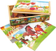 Bino puzzle v krabičce, zvířátka - Puzzle