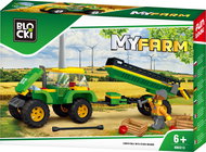 Blocki MyFarm Tractor with a trailer - Building Set