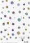 Optys 7628 - Papír A4 jednostranný, 170g, violet flowers - Dárkový balící papír