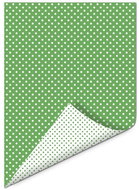 Optys 7597 - Papír A4 oboustranný, 170g, puntík zelený, bílý - Wrapping Paper