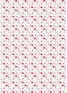 Optys 7576 - Papír A4 jednostranný, 170g, spirálky červeno/bílý - Wrapping Paper