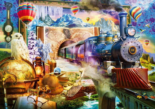 Bluebird Magical Journey 1000 pieces - Jigsaw Puzzle - Main image