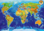 Bluebird Political Map 1000 pieces - Jigsaw Puzzle