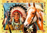 Bluebird Indian Chief 1500 pieces - Jigsaw Puzzle