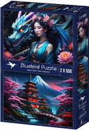 Bluebird Spirit of Japan 2x500 pieces - Jigsaw Puzzle